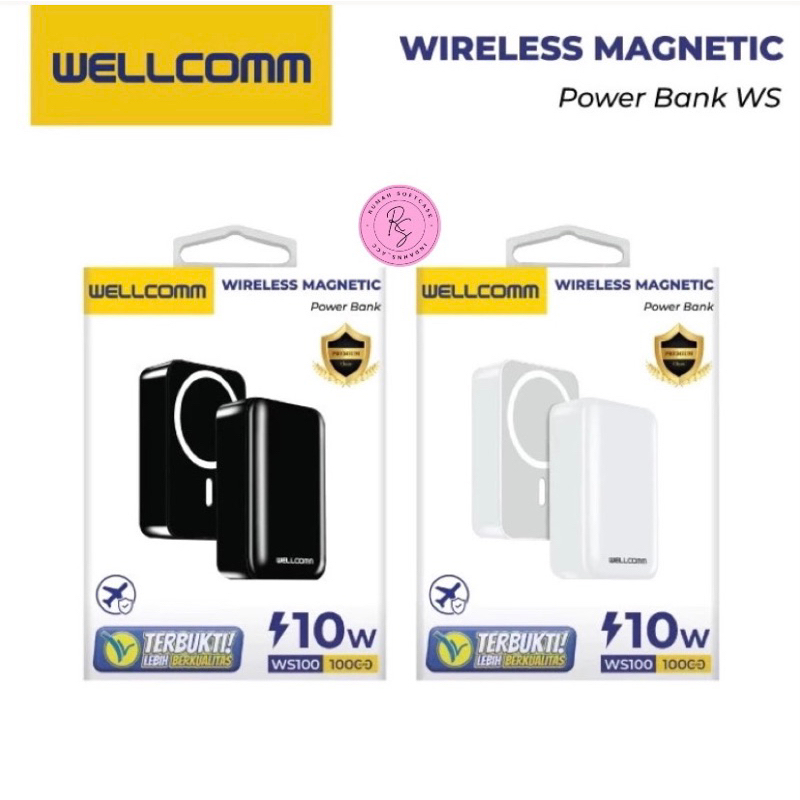 Jual TERBARU ‼️ [PREMIUM] WELLCOMM ORIGINAL || POWER BANK WS100 ...