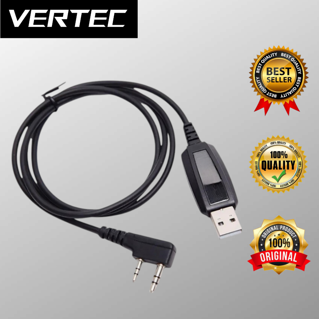 Jual Kabel Program HT Baofeng UV5R UV82 Compatible untuk VERTEC VT-5R ...