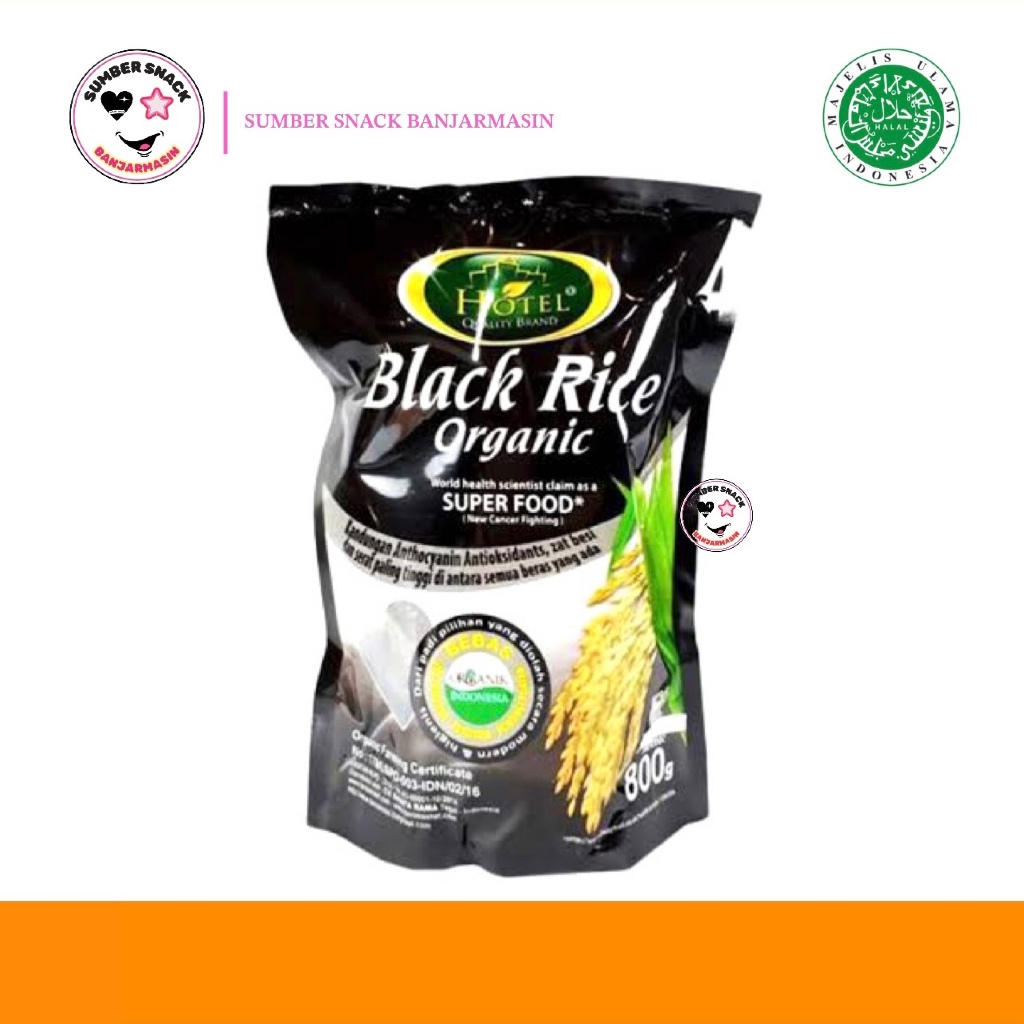 Jual Beras Hitam Black Rice Hotel (800g) | Shopee Indonesia