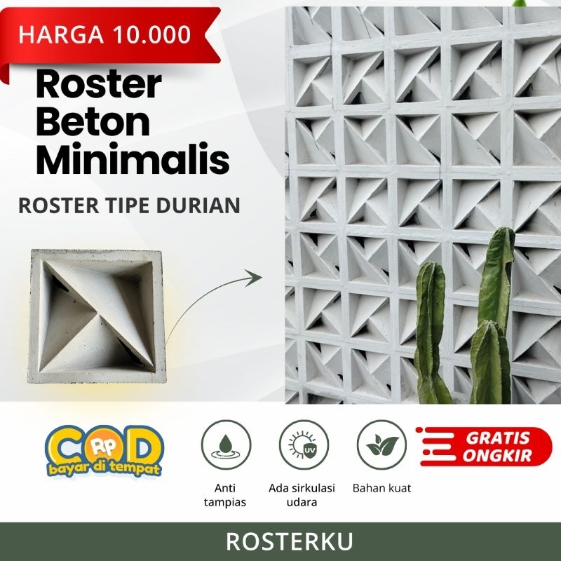 Jual Roster Beton Minimalis Type Durian | Shopee Indonesia