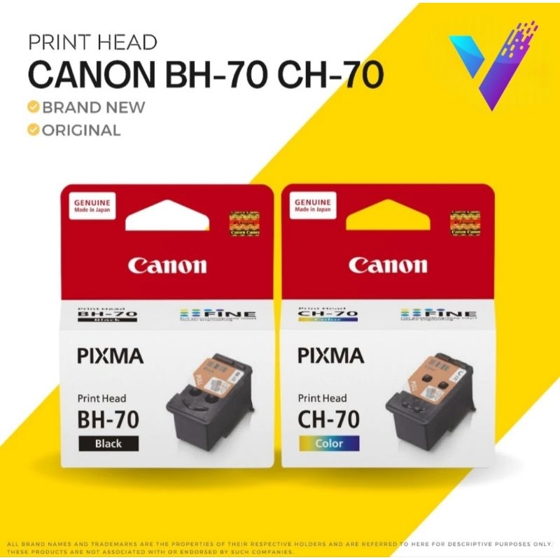 Jual Print head Catridge BH-70 Black CH-70 Color Printhead Canon BH70 ...