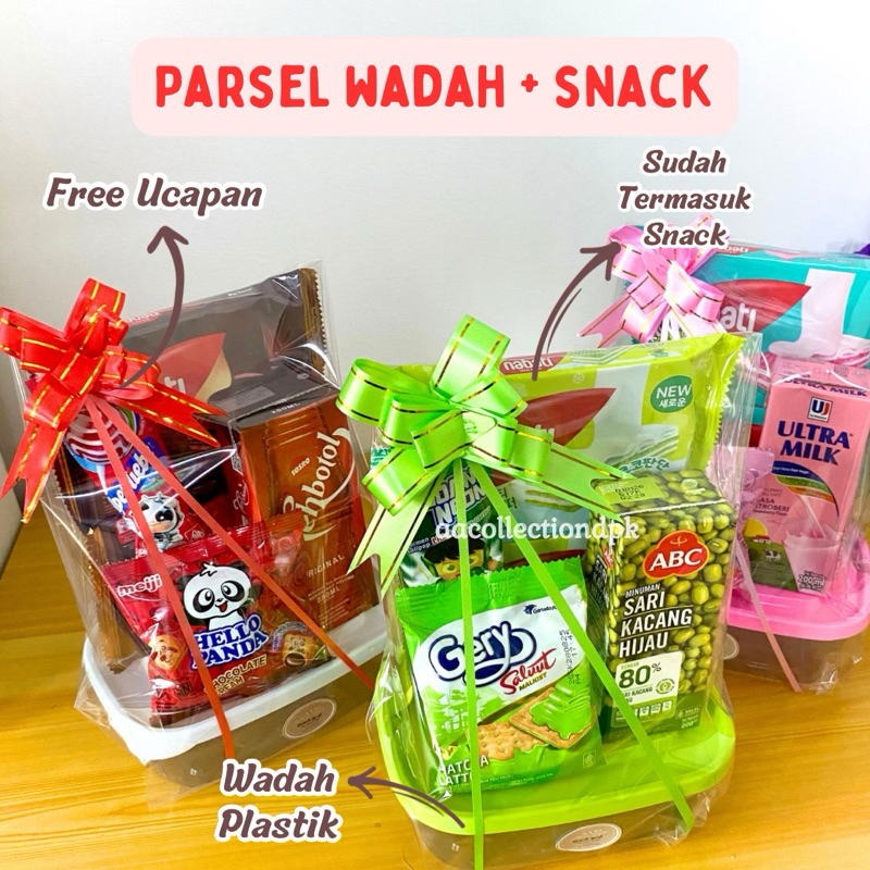 Jual PARSEL WADAH+SNACK / PARSEL MAKANAN / PARSEL SNACK / PARSEL MINI ...