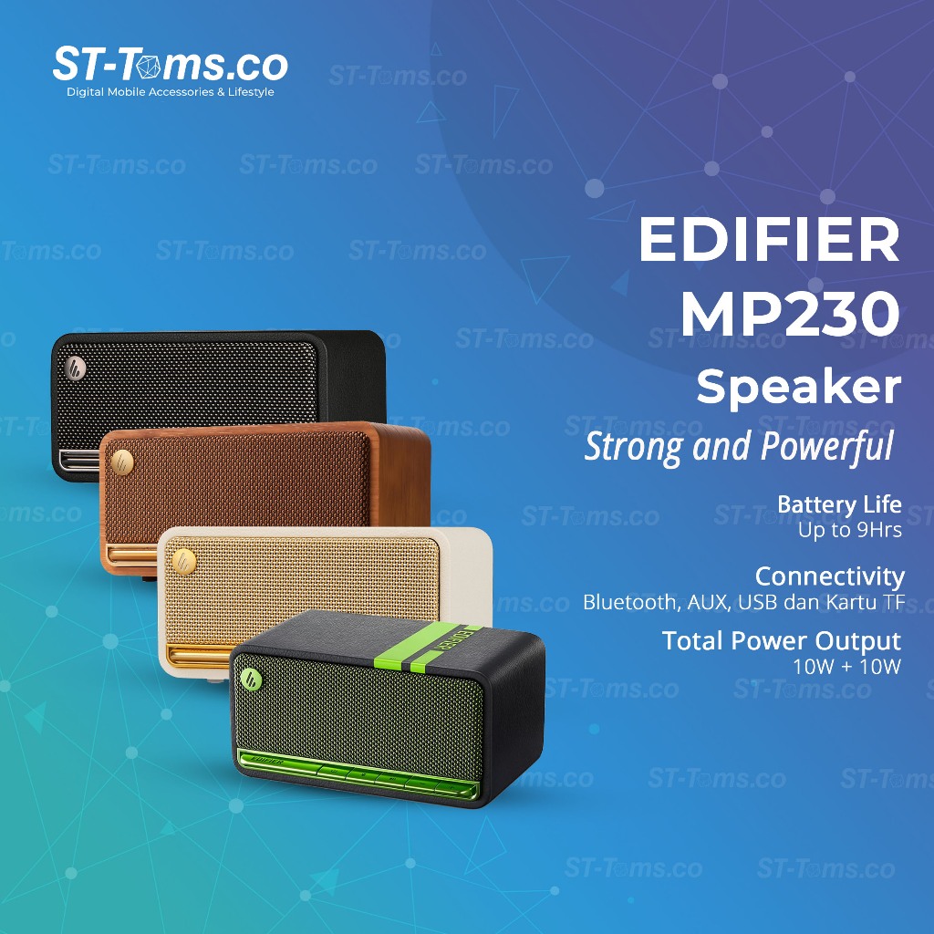 Jual Edifier MP230 / MP 230 Portable Bluetooth Speaker Multi Input ...