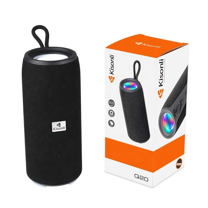 Jual Kisonli RGB Wireless Speaker Q20 With Waterproof And With Bass ...
