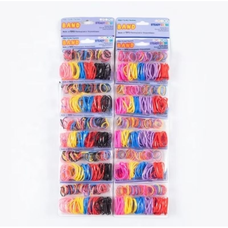 Jual KUNCIR RAMBUT KARET MIKA ISI 5 PACK/IKAT RAMBUT KARET JEPANG ...
