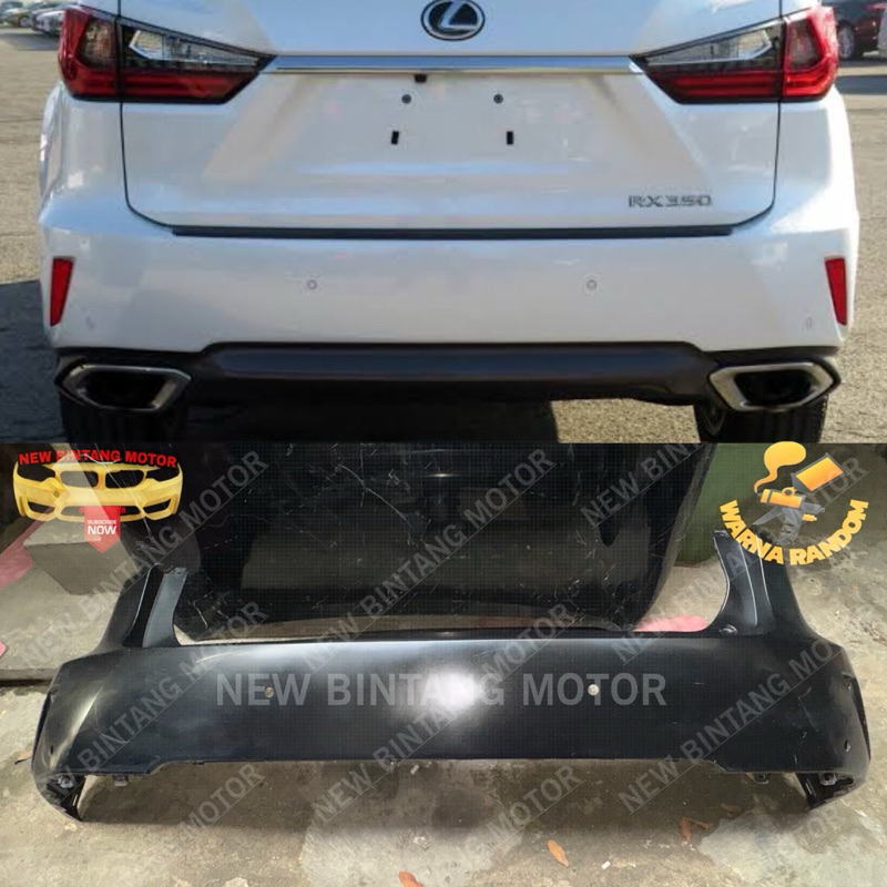 Jual Bumper belakang lexus RX 300 RX 350 2016 2018 original | Shopee ...