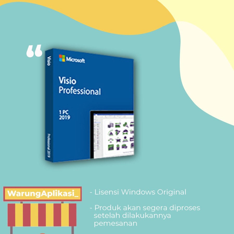 Jual Microsoft Visio 2019 Pro Plus Original Lifetime activated ...