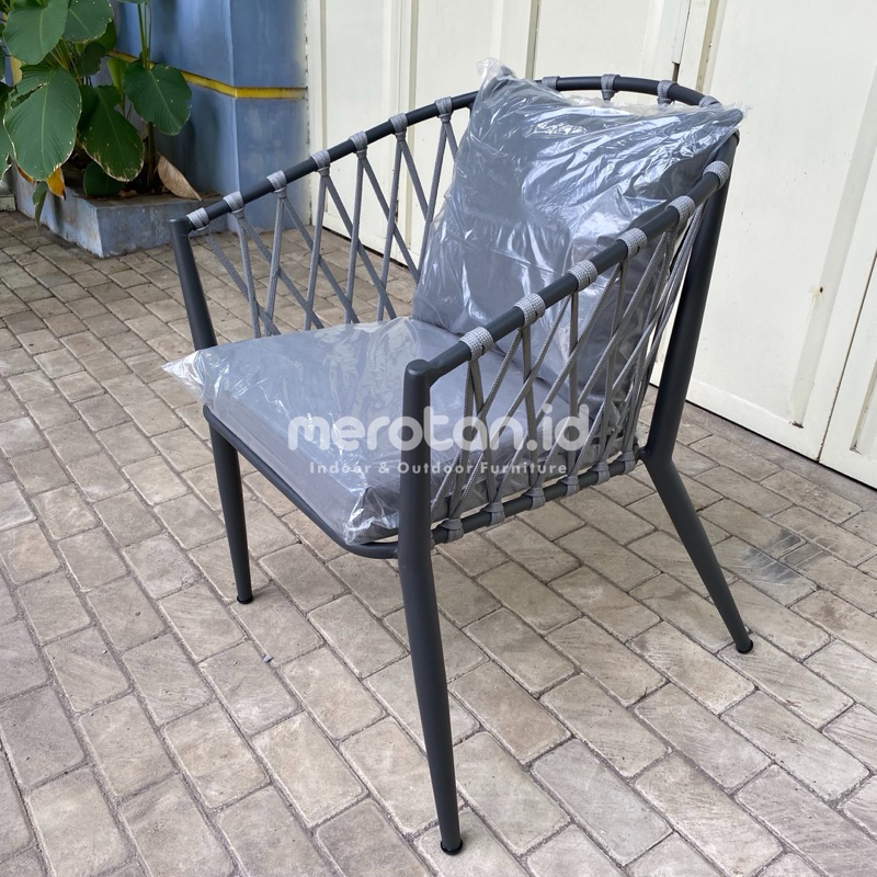 Jual Kursi Outdoor Anyaman Rope / Kursi Teras Anyaman Rope / Kursi ...
