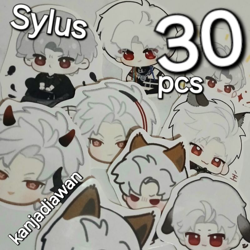 Jual Stiker Sylus Love and Deepspace Anime 30 PC Sticker Sylus Kitty ...