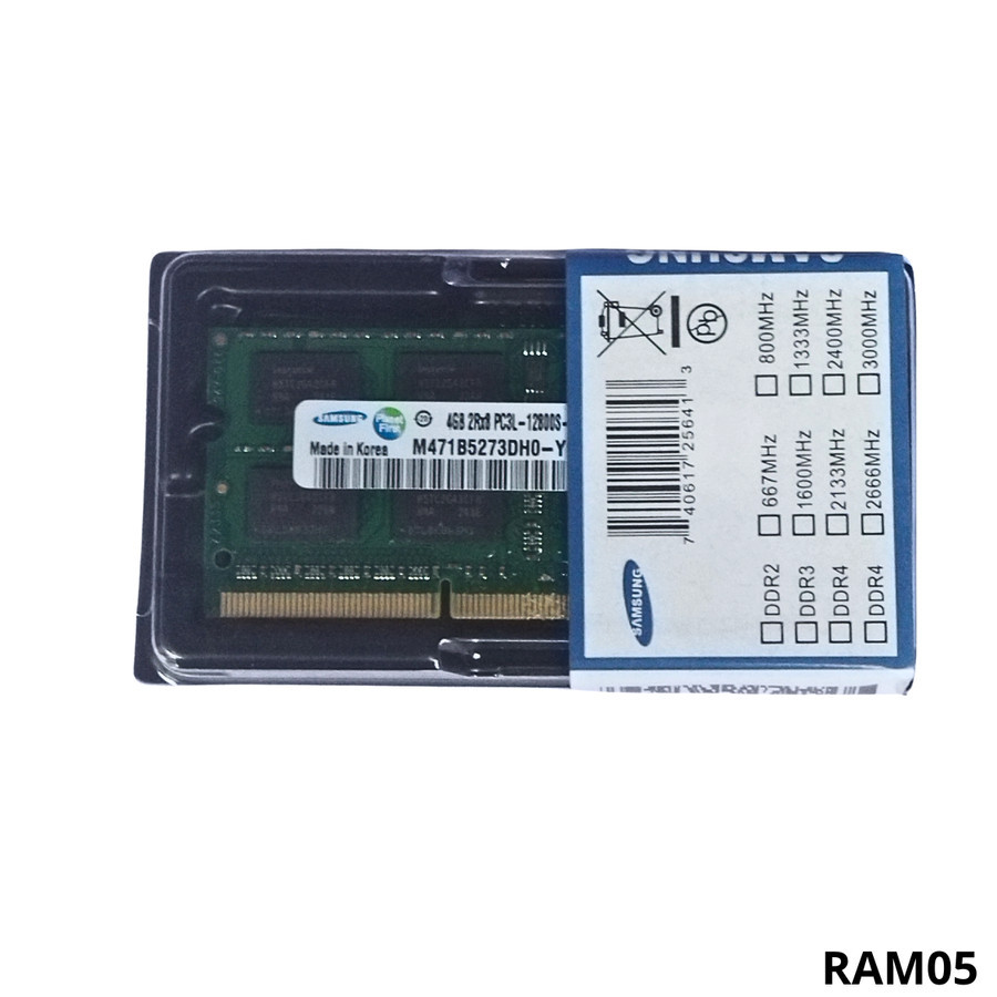 Jual Ram Laptop Sodimm Samsung 4gb DDR3L PC3L-12800 Shopee Indonesia