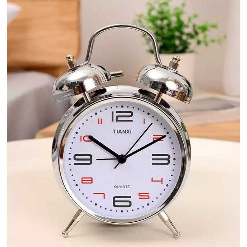 Jual Jam Weker Kring Besar TX-16113 / Bahan Stainless / Jam Meja ...