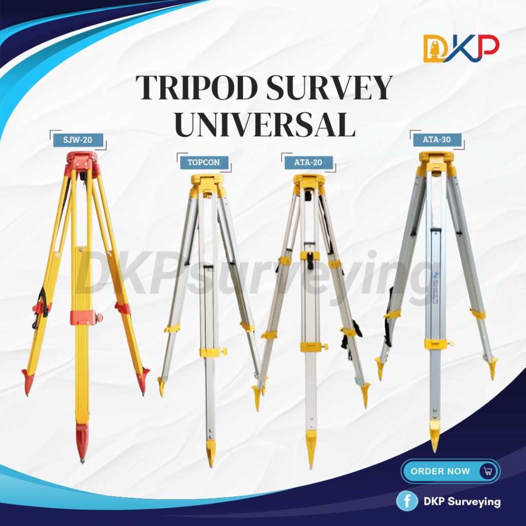 Tribrach Jaune Trois-mors Avec Plume Optique - Pour Stations Totales, Neuf