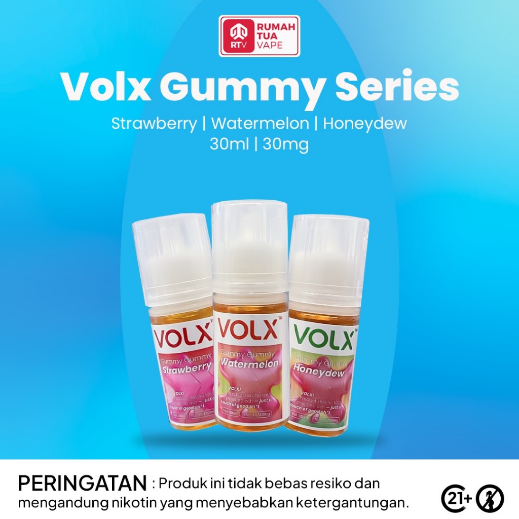 Jual VOLX GUMMY SERIES SALTNIC 30MG 30ML PREMIUM LIQUID VAPE | Shopee ...