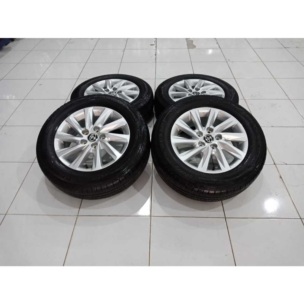 Jual VELG MOBIL OEM STD INNOVA ZENIX RING 16 PCD 5X114 PLUS BAN DUNLOP ...