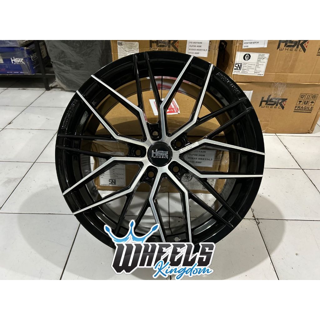 Jual VELG R18 VELG MOBIL HSR FLOW FORMING FG BOTAIN RING 18 PCD 5X114 ...