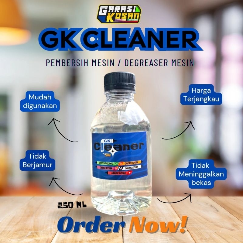 Jual GK CLEANER Pembersih mesin / degreaser mesin / cairan pembersih ...