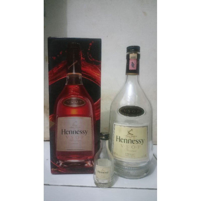 Jual Jual Botol Bekas Hennessy VSOP Cognac - SIZE 1 Liter DENGAN BOX ...