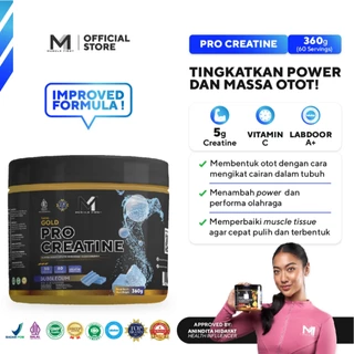 MUSCLE FIRST Pro Creatine 360gr - Menambah Massa Otot Suplemen Fitness
