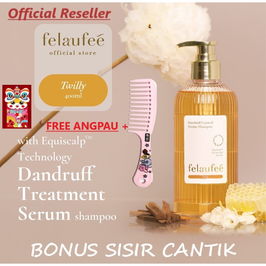Jual FELAUFEE - Dandruff Treatment Serum Shampoo - Twilly | Anti ...