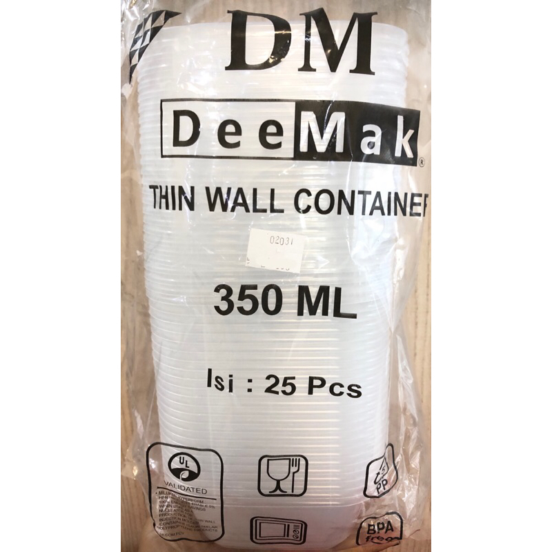 Jual DM - Thinwall Container 350Ml | Shopee Indonesia