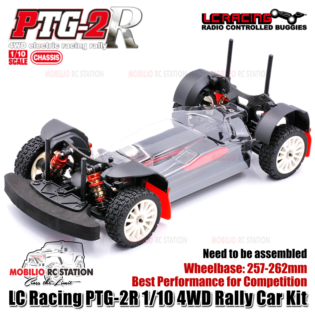 Jual LC Racing PTG-2R 1/10 4WD Rally RC Car Pro Kit Unassembled ...