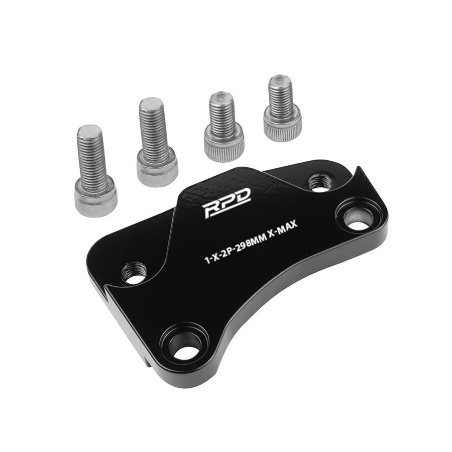 Jual RPD Alumunium CNC Bracket Caliper 298MM Black + Bolt For X-Max ...