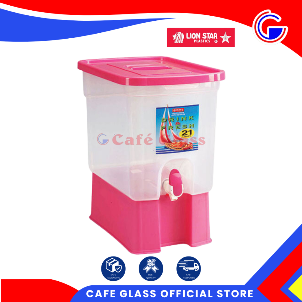 Wadah Es Teh - Drink Jar Plastik Untuk Es - Drink Jar Bahama 21L Lion Star I D-36