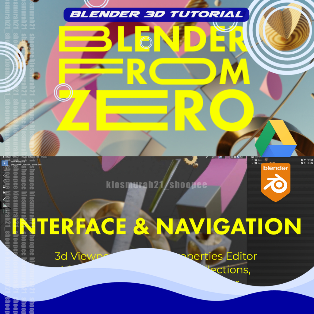 Jual Blender 3D Tutorial Blender From Zero | Shopee Indonesia
