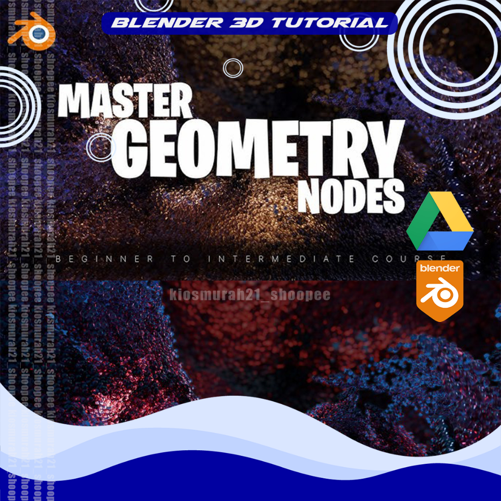 Jual Blender 3D Tutorial Mastering Geometry Nodes in Blender | Shopee ...
