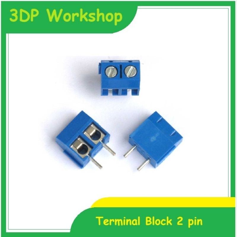 Jual Terminal block 2 pin PCB block 2p pitch 5mm | Shopee Indonesia