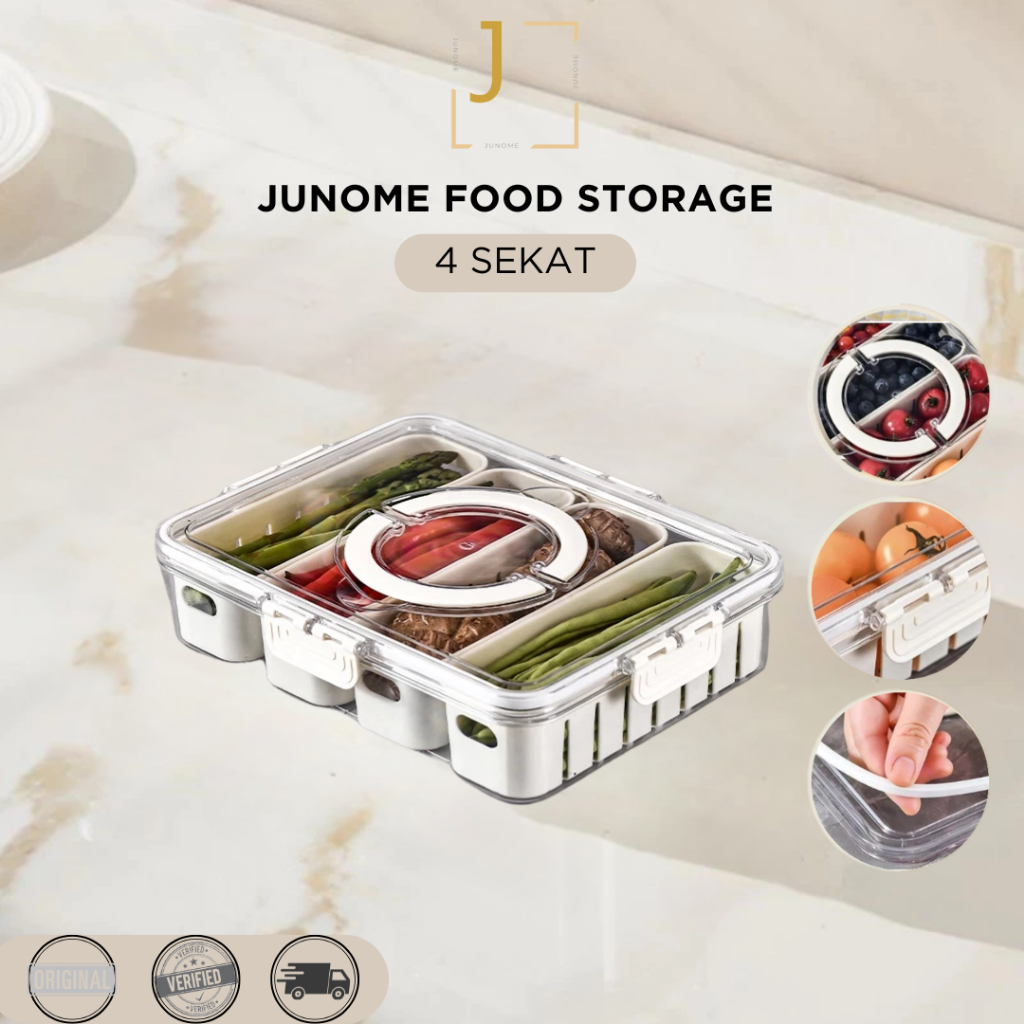 Jual JUNOME Kotak Penyimpanan Sayur/Buah/Makanan/Kotak Penyimpanan ...