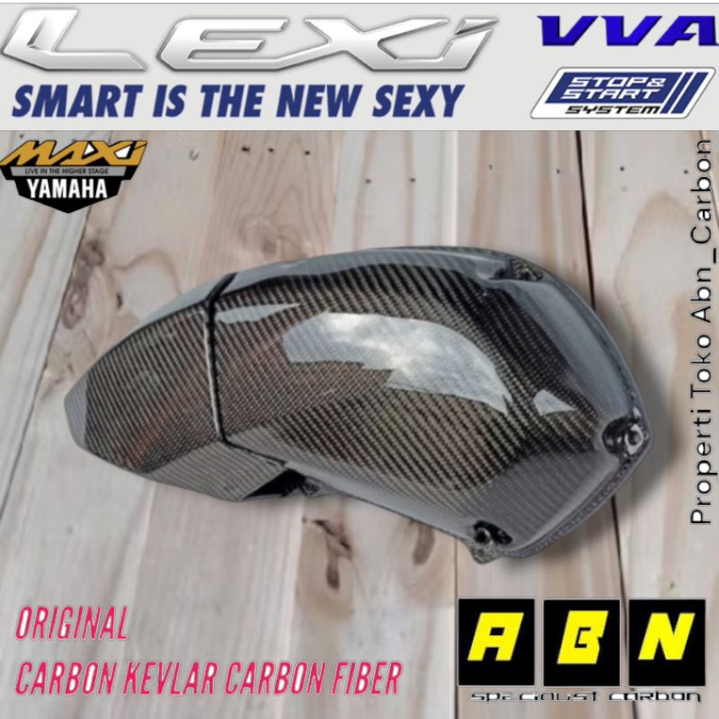 Jual Box Filter Lexi 125 Karbon Kevlar Karbon Fiber Tutup Filter Udara ...