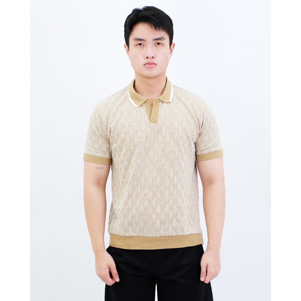 6(ROKU) SUKE CUT JACQUARD SHORT SLEEVE