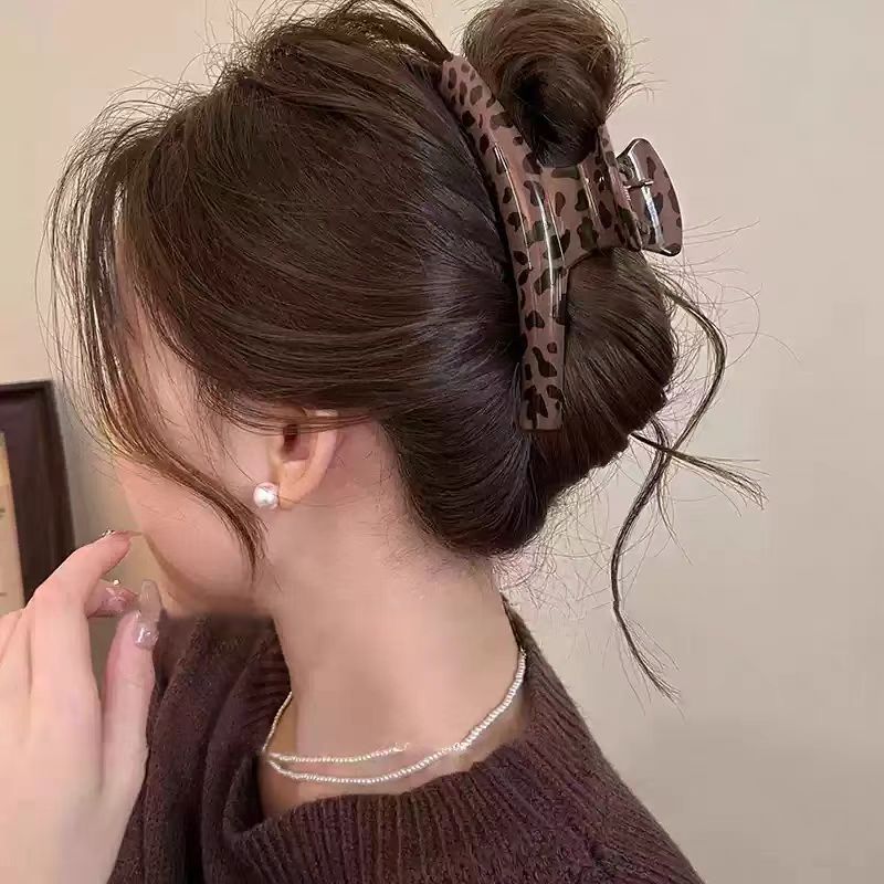 Jual (Hello Girl)F403 Jepitan Rambut Wanita Doff Motif Leopard Series ...