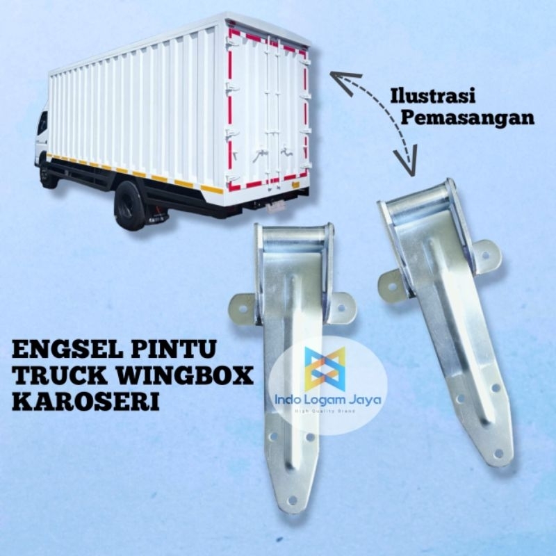 Jual Engsel pintu truck box karoseri standar tipe C tebal 4mm / Engsel ...