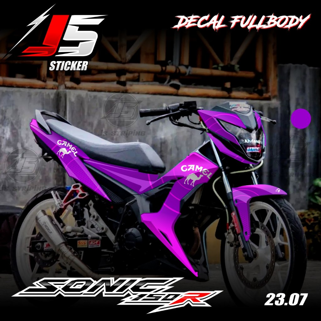 Jual Decal Sticker Honda Sonic 150R Full body - Dekal Skotlet Sonic 150 ...