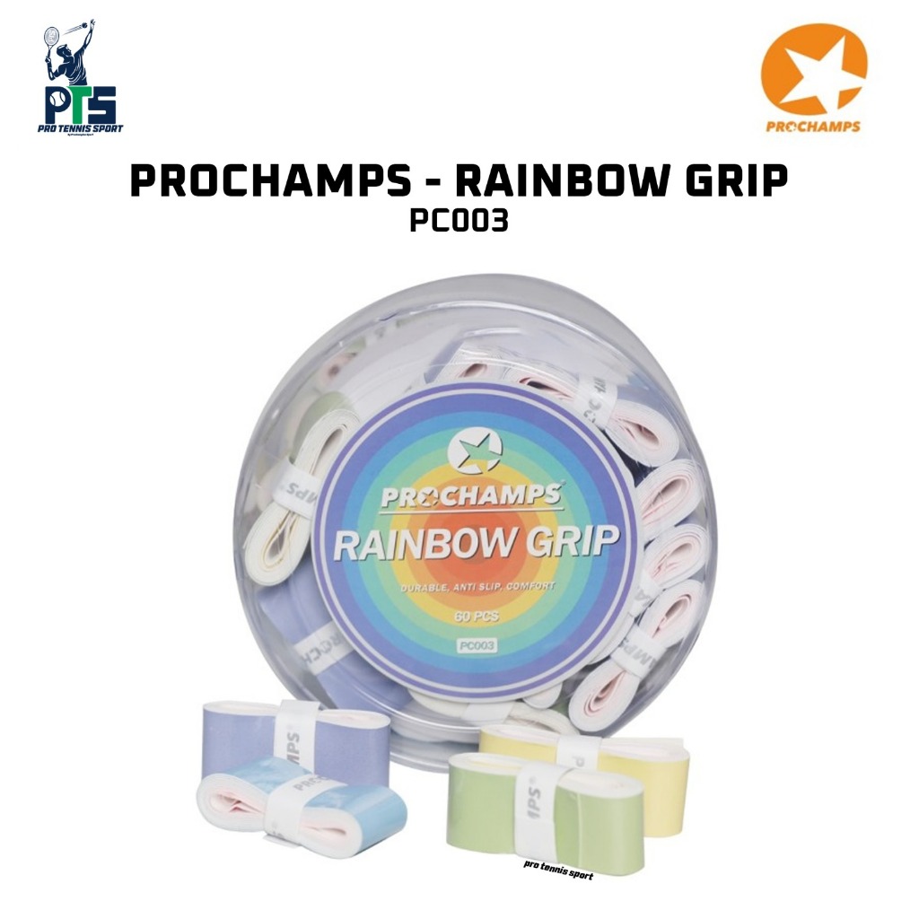 Jual Overgrip Tenis Prochamps Rainbow Grip PC 003 | Shopee Indonesia