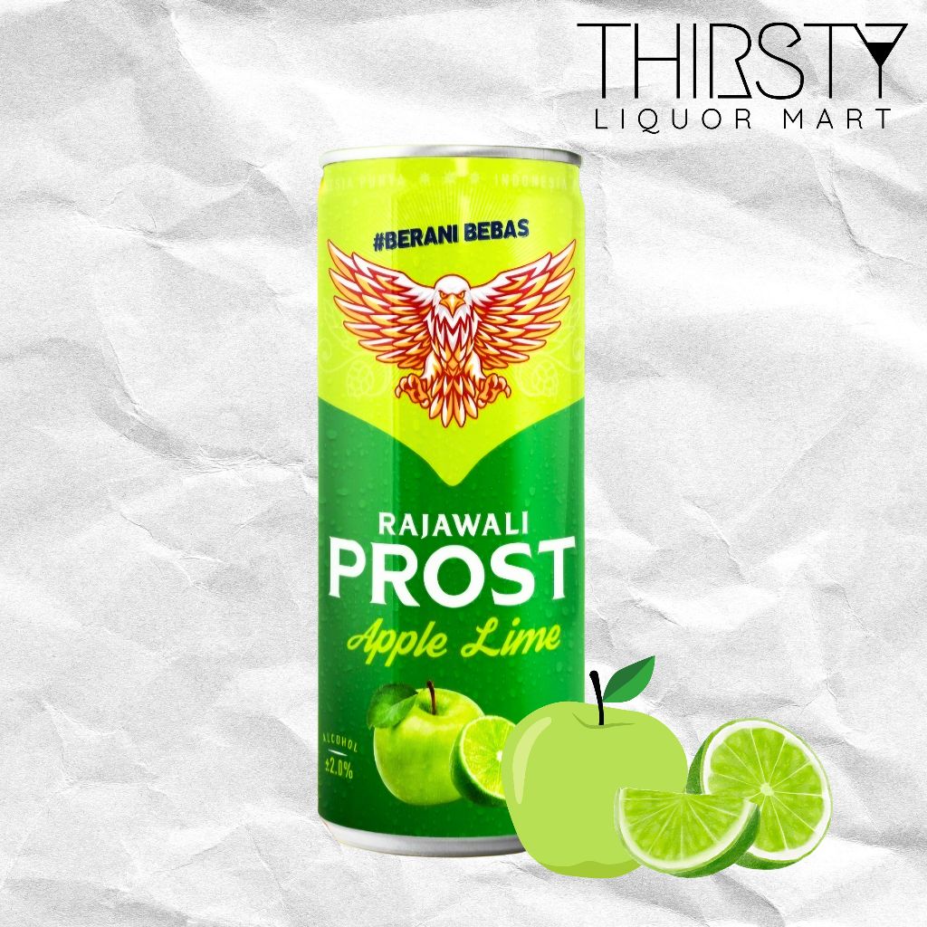 Jual Prost Rajawali Beer Apple Lime 320ml | Shopee Indonesia