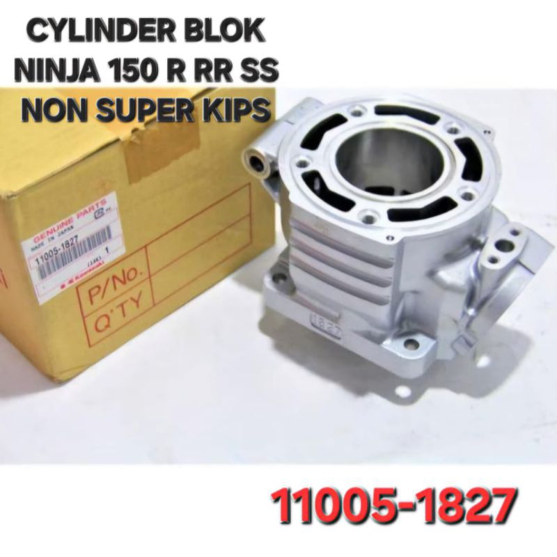 Jual CYLINDER BLOCK BLOK NINJA 150 R RR SS NON SUPER KIPS ORIGINAL ...