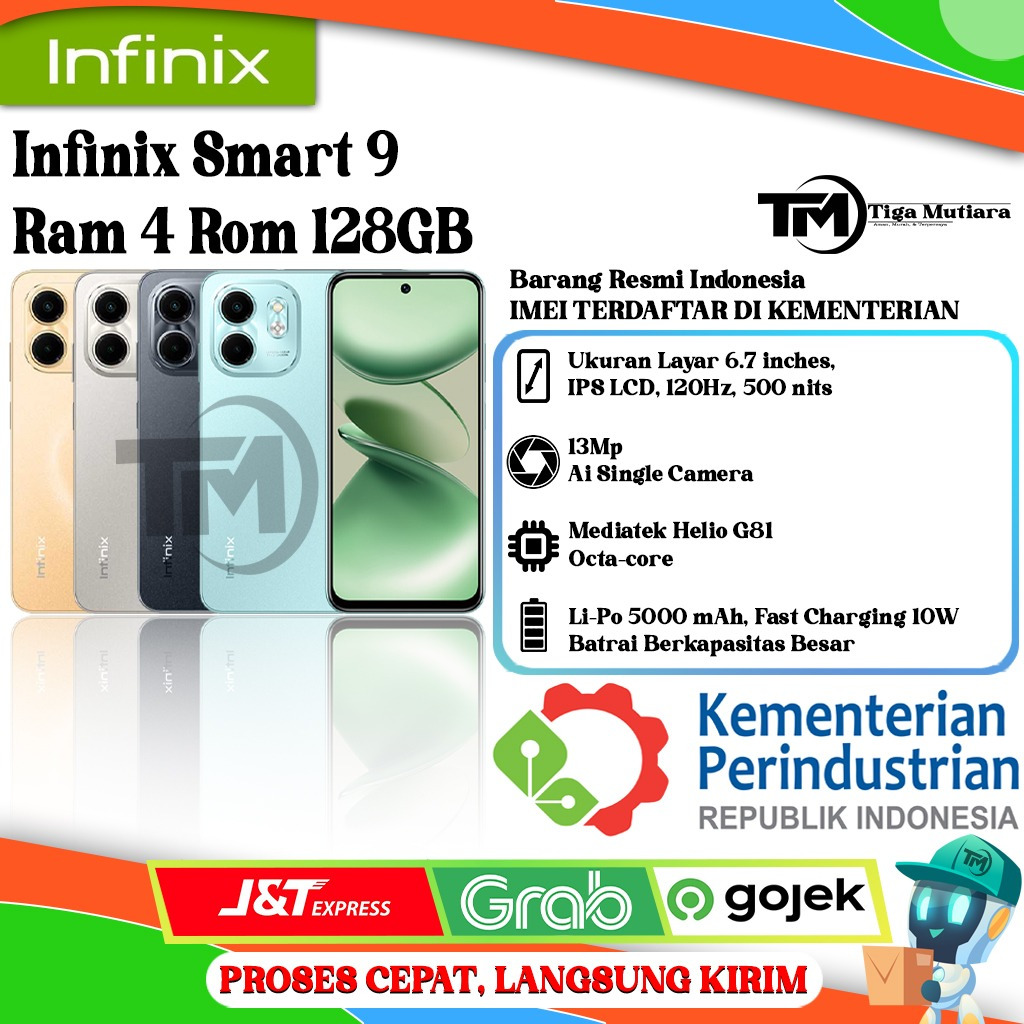 Jual Infinix Smart 9 Ram 4 Rom 128GB | Shopee Indonesia