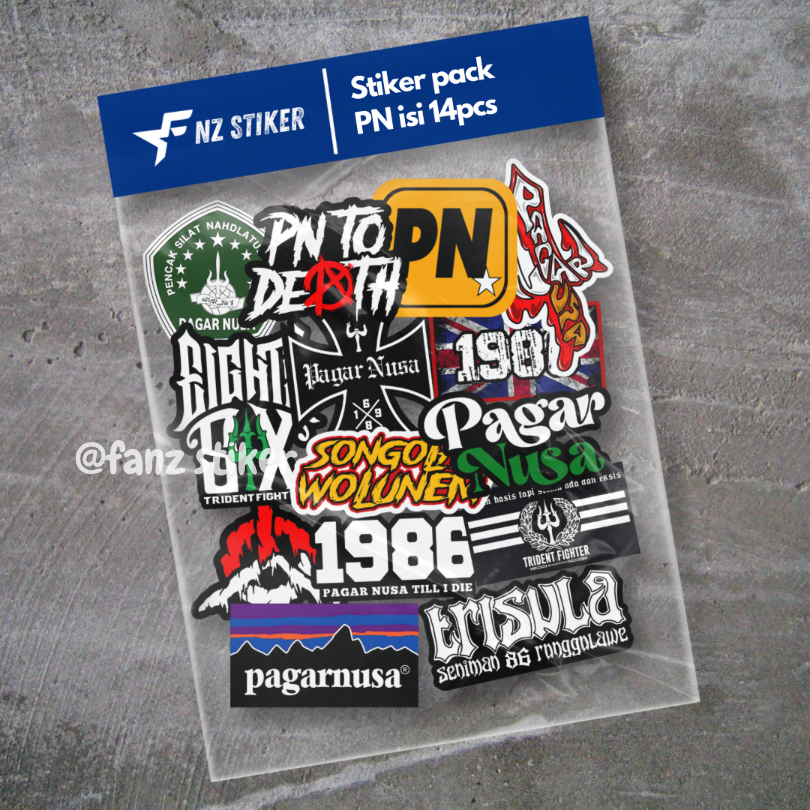 Jual STIKER PAGAR NUSA ISI 14pcs - ANTI AIR, STIKER PERGURUAN | STIKER ...