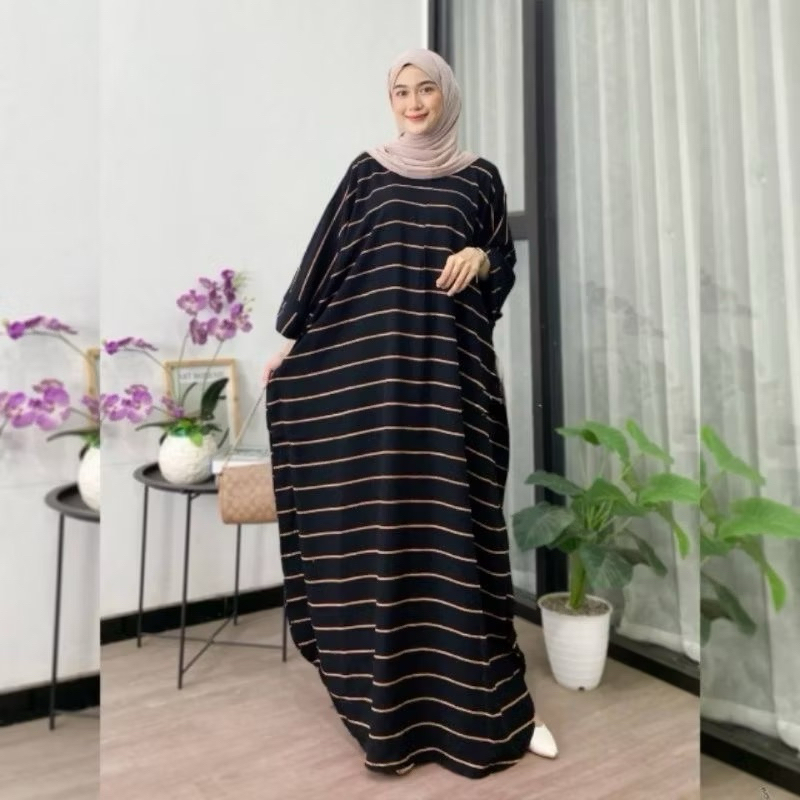 TERBARU GAMIS KAFTAN MECA BAHAN RAYON GRADE ADEM HALUS BUSUI FRENDLY BISA COD