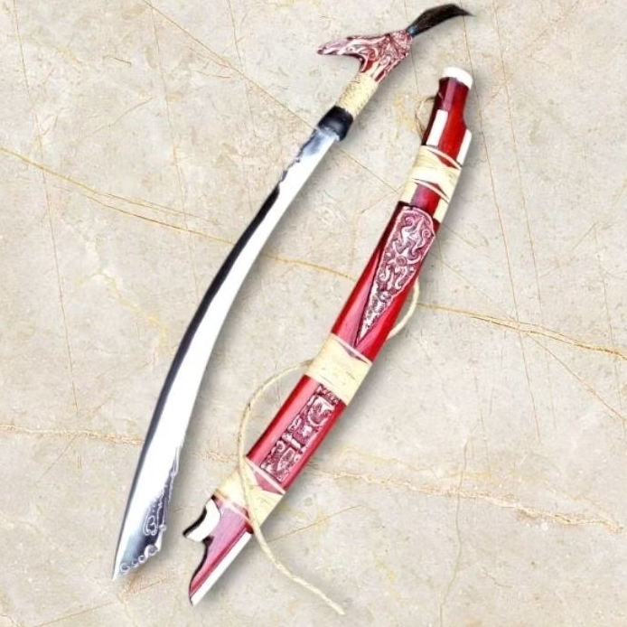 Jual Mandau Jimpol BAJA PUTIH ANTI KARAT 80 CM | Shopee Indonesia