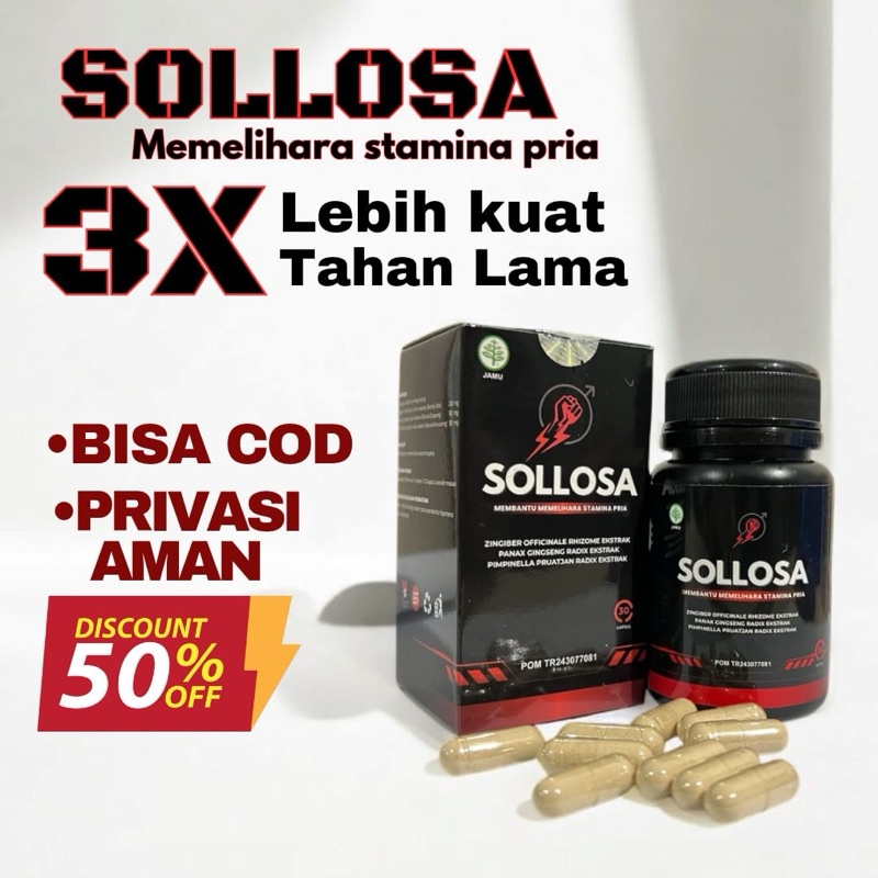 Jual NEW SOLLOSA kapsul racikan herbal tradisional ampuh untuk stamina ...