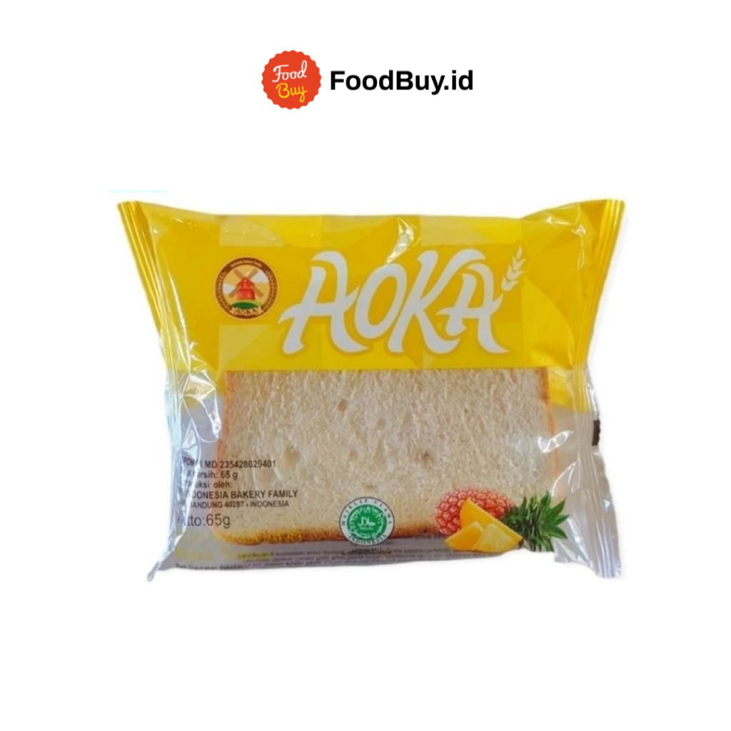Jual Aoka Roti Panggang Isian Rasa Nanas 65gr | Shopee Indonesia