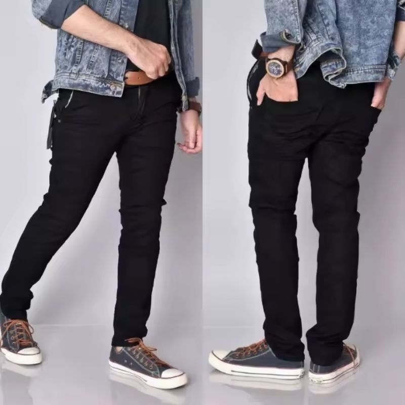 Jual Celana Jeans Pensil Pria Model Slimfit Bahan Stretch Melar Jeans ...