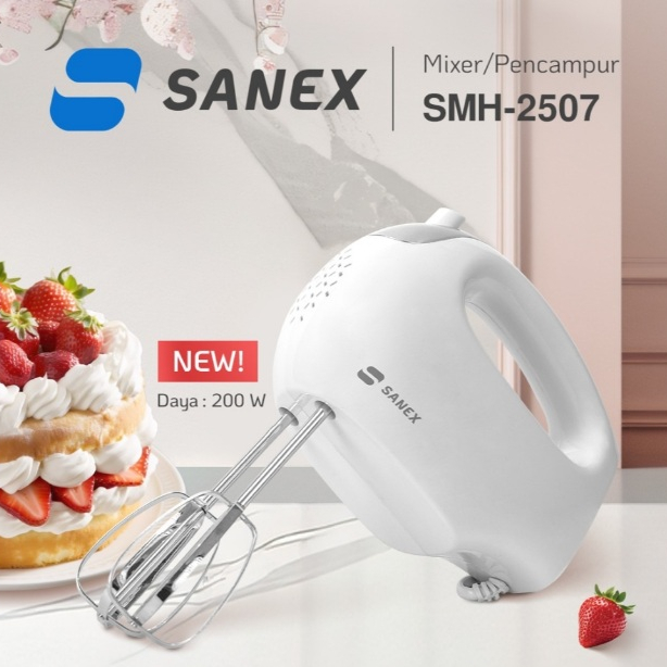 Jual Sanex Hand Mixer Kue Roti Turbo Elektrik - SMH2507 - GRATIS ONGKIR ...