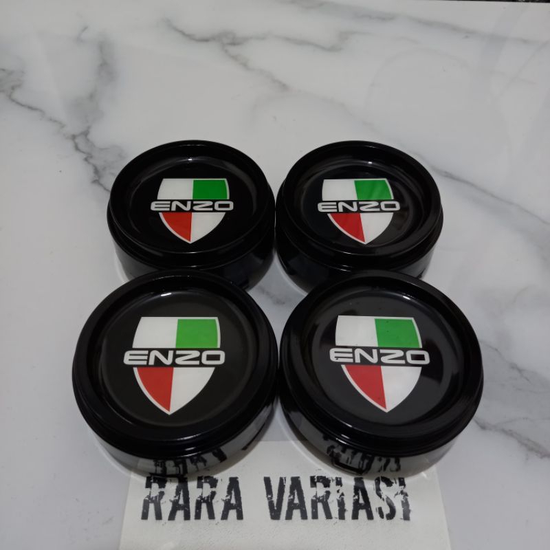 Jual dop roda tutup velg racing tabung besar ENZO diameter 6,5 cm harga ...