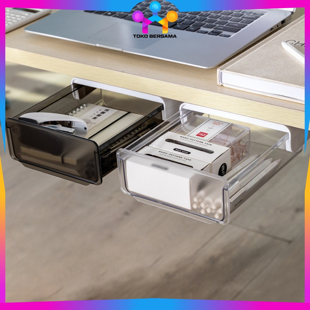 Jual Storage Box Laci Tambahan Bawah Meja Multifungsi / Tempat Laci ...