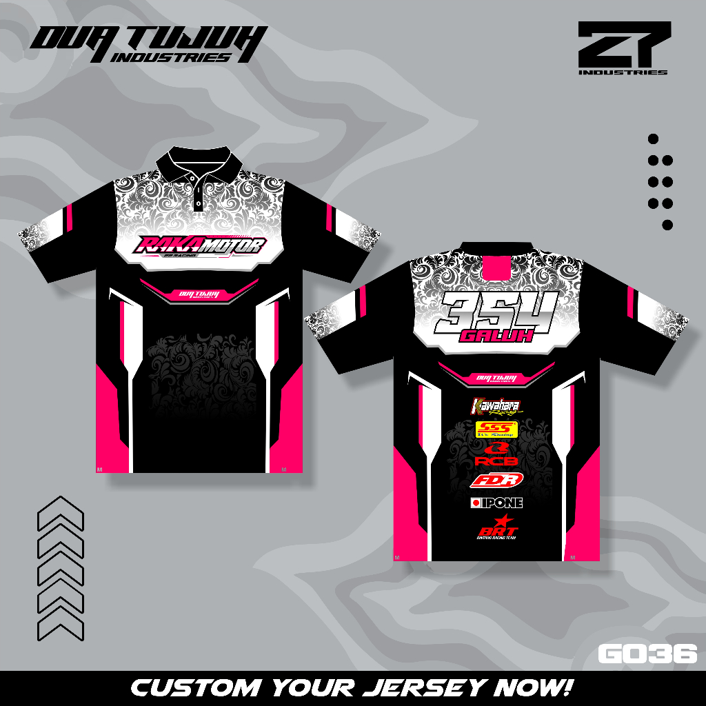 Jual JERSEY RACING, JERSEY PRINTING, JERSEY CUSTOM BISA UBAH NAMA DAN ...